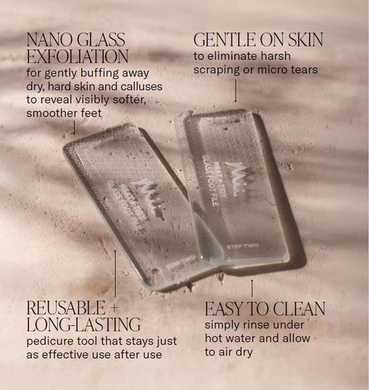 Mii Cosmetics Neat + Tidy Glass Foot File