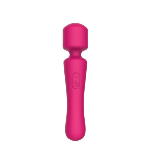 Basics IPX7 Waterproof Wand Vibrating Massager (Pink)