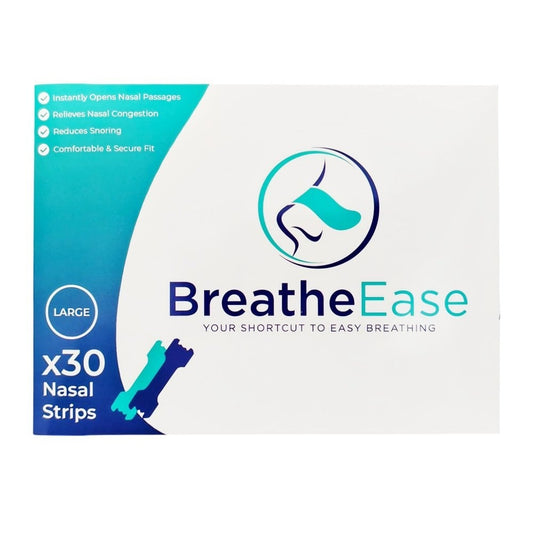 BreatheEase Nasal Strips Large (Pack of 30) - Beige
