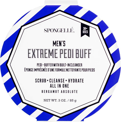 Spongelle Men's Extreme Pedi Buffer Bergamot Absolute 85g