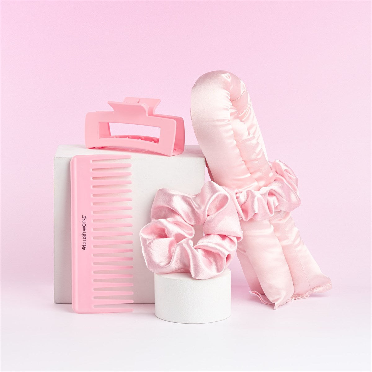 Brushworks Dream Blend Headband & Accessory Set - Pink