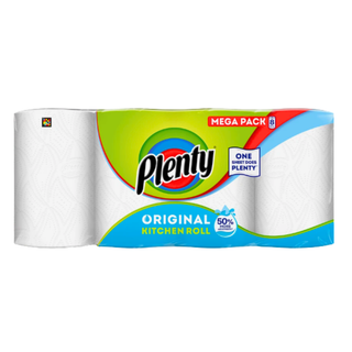 Plenty The Original Kitchen Roll 100 Sheets (Pack of 8) 2- Ply