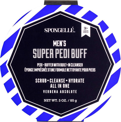 Spongelle Men's Super Pedi Buffer Verbena Absolute 85g