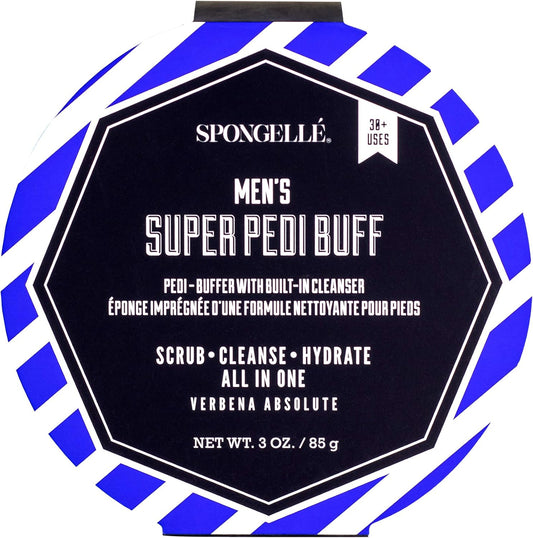 Spongelle Men's Super Pedi Buffer Verbena Absolute 85g