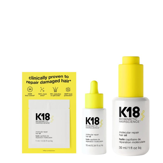 K18 Molecular Repair Hair Oil (Various Sizes)