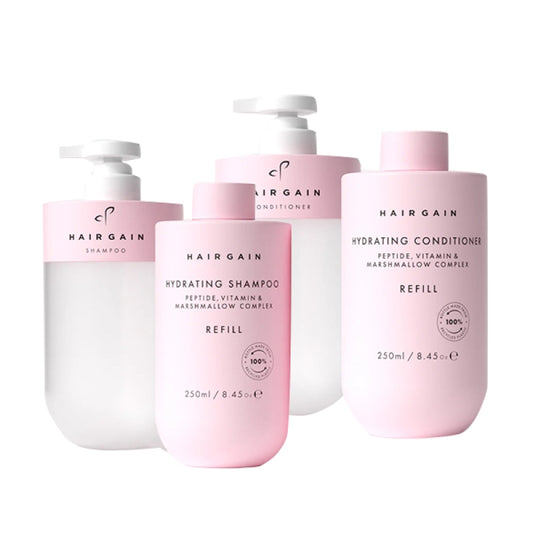 Hair Gain Hydrating Shampoo & Conditioner (Various Sizes)