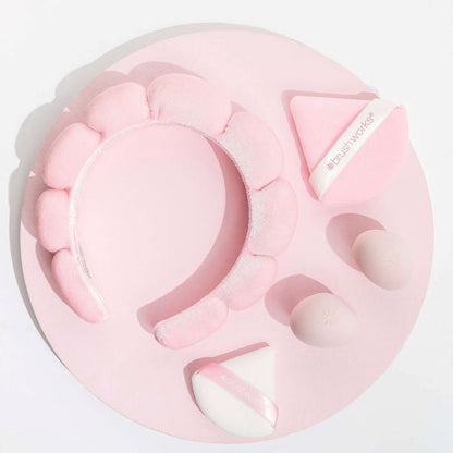 Brushworks Dream Blend Headband & Accessory Set - Pink