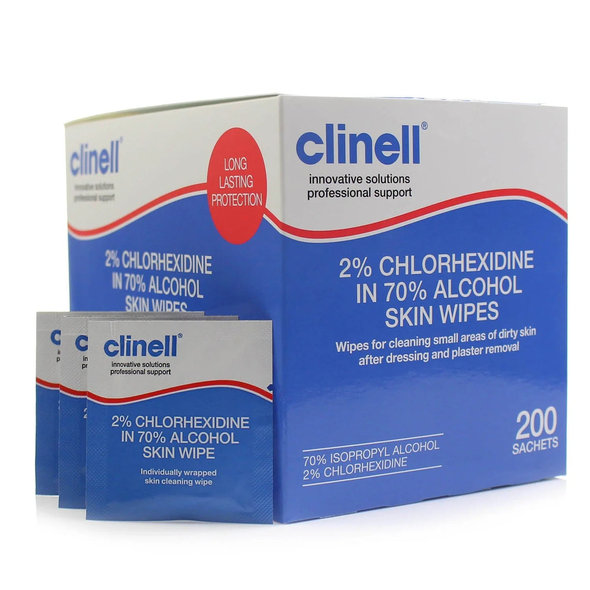 2% Chlorhexidine + Alcohol Skin Wipes