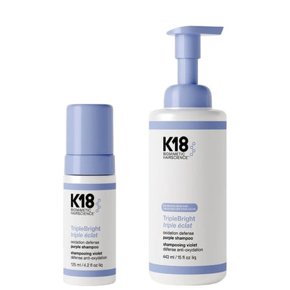 K18 Triple Bright Purple Shampoo (Various Sizes)