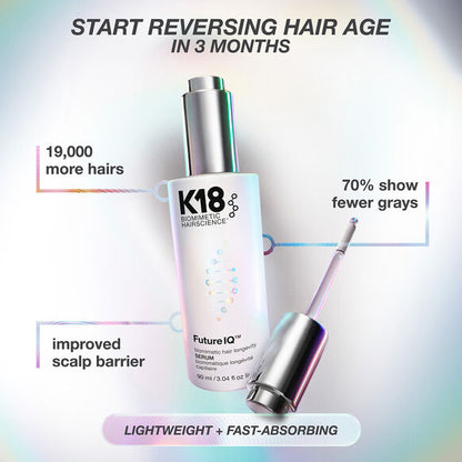 K18 Future IQ Biomimetic Hair Longevity Serum 90ml