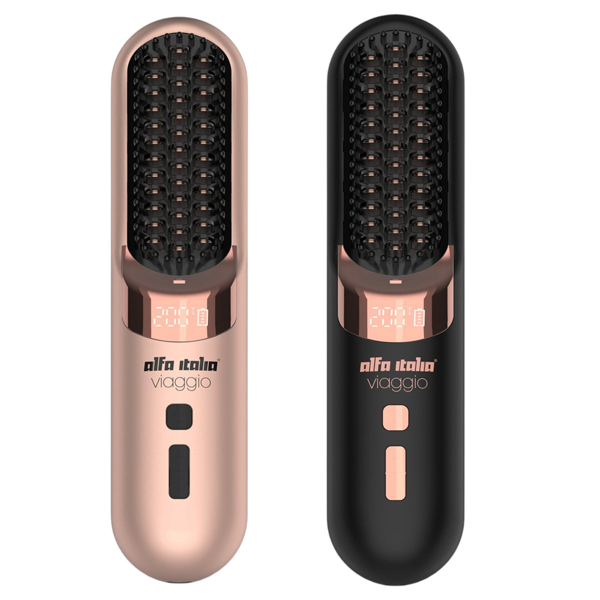 Viaggio Cordless Hot Brush - Black or Rose Gold