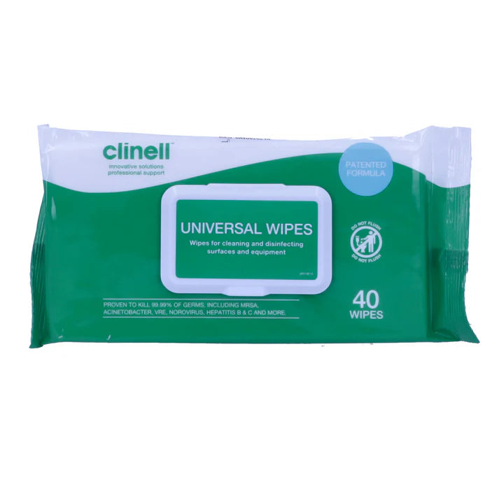 Universal Sanitising Wipes x 40