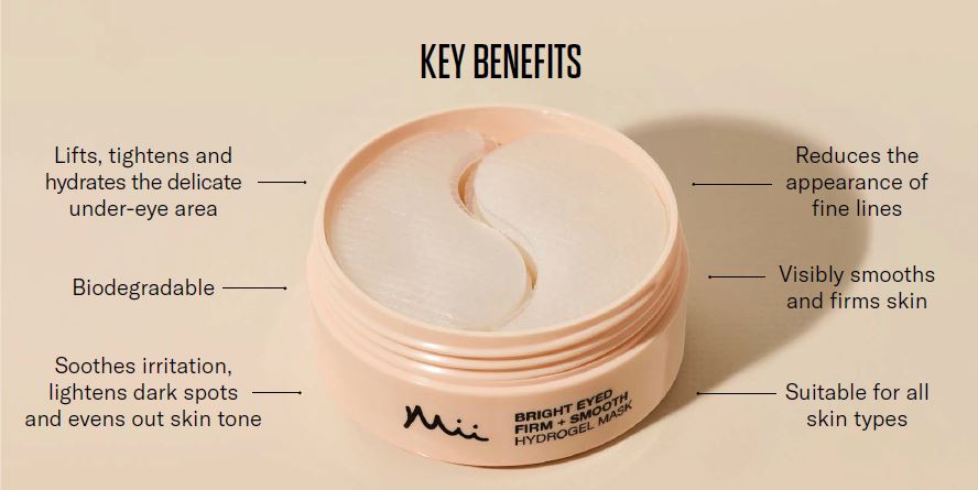 Mii Bright Eyed Firm + Smooth Hydrogel Mask