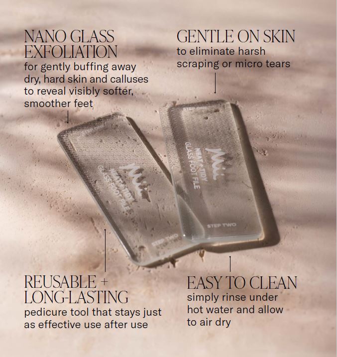 Mii Cosmetics Neat + Tidy Glass Foot File