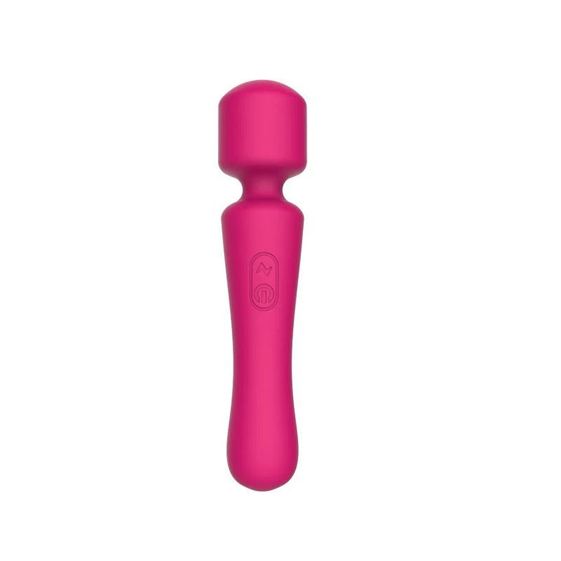 Basics IPX7 Waterproof Wand Vibrating Massager (Pink)