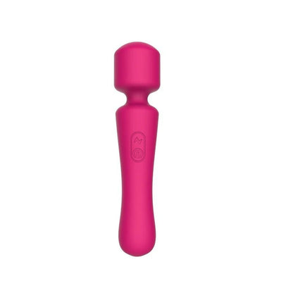 Basics IPX7 Waterproof Wand Vibrating Massager (Pink)