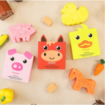 Spongelle Farm Animals Collection