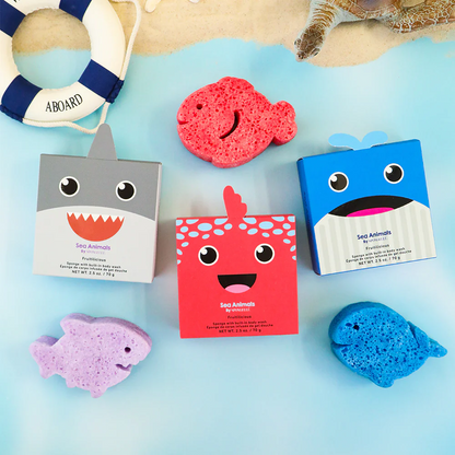 Spongelle Sea Animals Collection