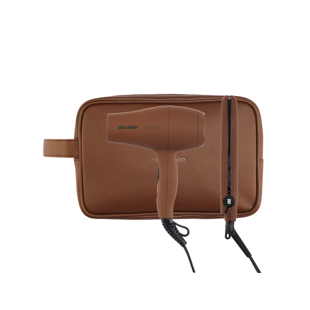 Alfa Italia Travel Hairdryer & Styler Set - Autumn Collection