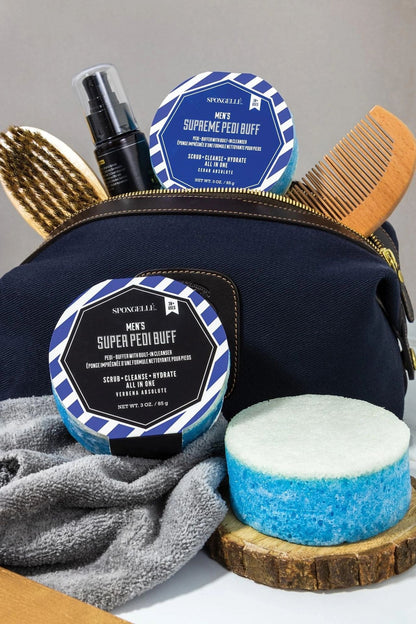 Spongelle Men's Extreme Pedi Buffer Bergamot Absolute 85g